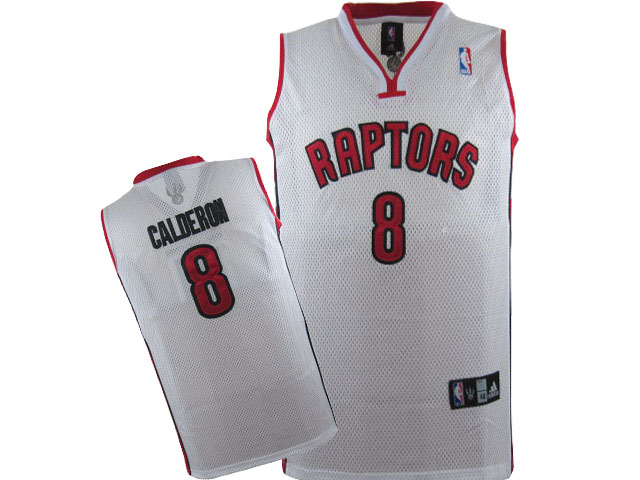 NBA Toronto Raptors 8 Jose Calderon Swingman Home Adidas Jerseys